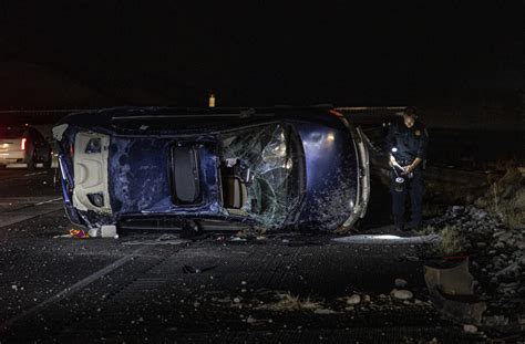 Rollover Crash On Highway 14 Slows Traffic Saturday Night