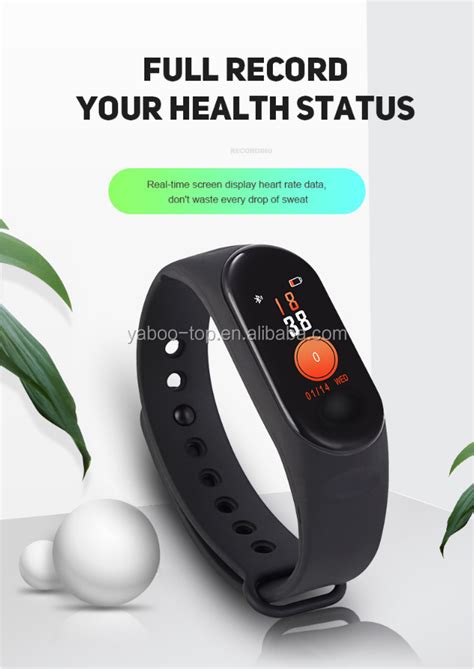 2024 M3 Smart Band Ip67 Waterproof Smart Wristband Heart Rate Wrist