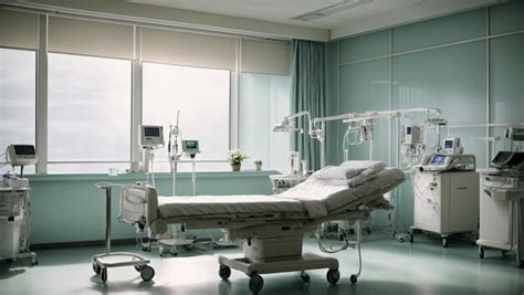 Premium Photo A Hospital Room With Medical Equipment And Lights