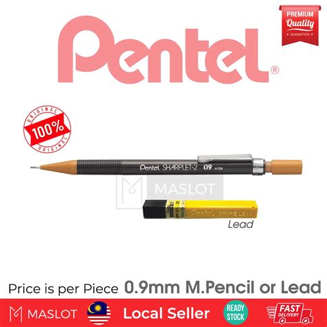 Pentel A129 E Sharplet 2 0 9mm Mechanical Pencil Shopee Malaysia