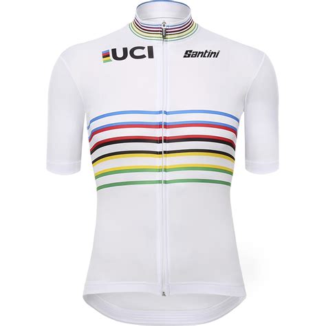 Santini UCI Maglia A Maniche Corte Uomo Official World Champion