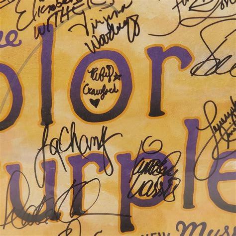 Oprah Winfrey “The Color Purple” Signed Broadway... - Depop