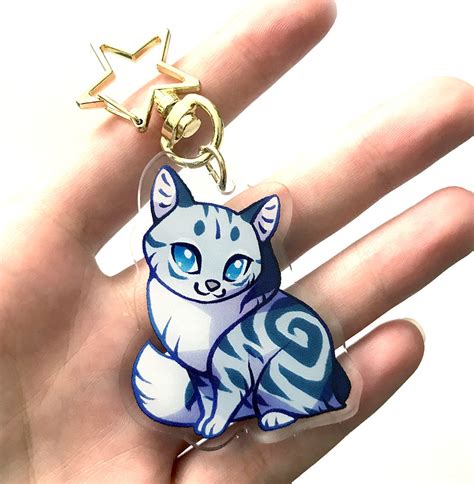 Warrior Cats Keyring Charm Clear Double Sided Acrylic Etsy