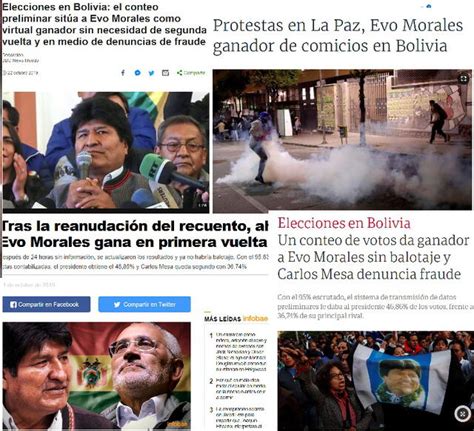 Evo Morales Elecciones En Bolivia 2019 Conteo De Actas Resultados En Bolivia Recuento De