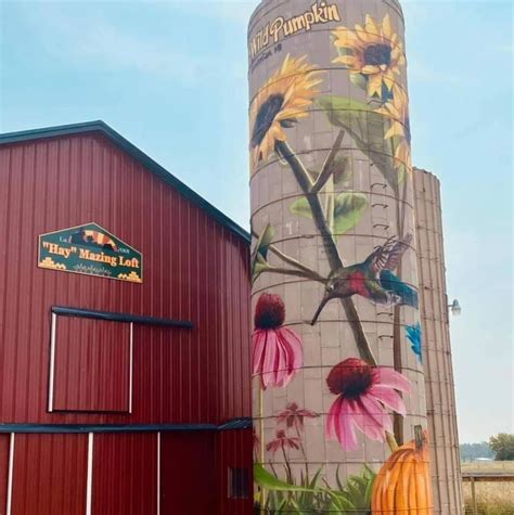 The Wild Pumpkin - Check out our brand new painted barn silo. It was ...