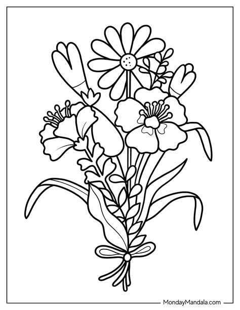 Cute Flower Coloring Pages For S Infoupdate Org