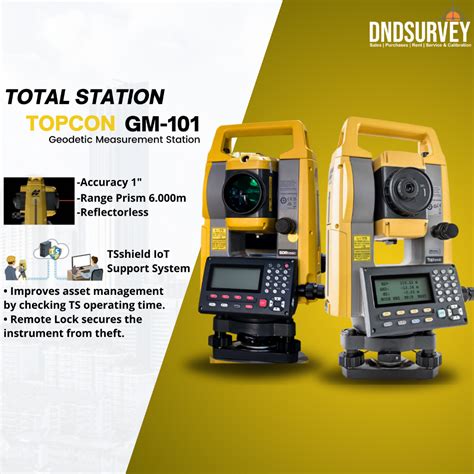 Jual Total Station Topcon GM 101 Total Station Topcon Laser