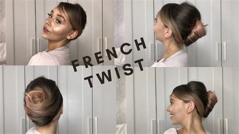 How To Do Simple French Twist For Everyone Youtube