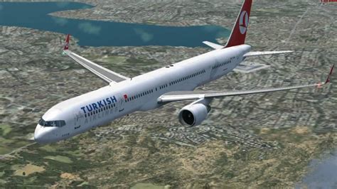 Turkish Airlines Captain Sim Boeing 757 Youtube