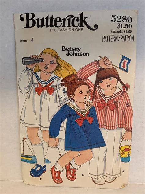 Vintage 1970s Butterick 5280 Betsey Johnson Sewing Pattern Etsy