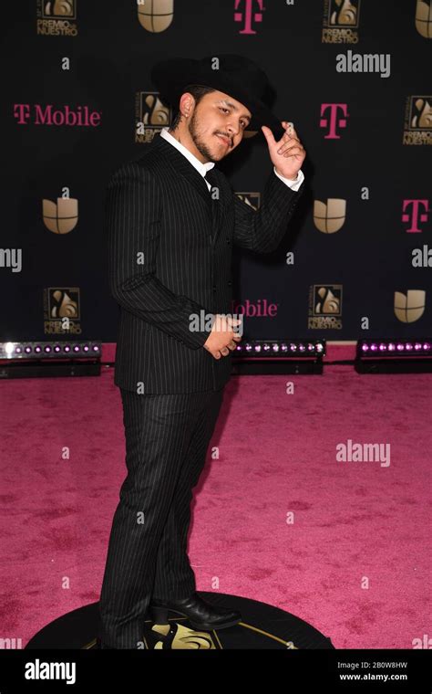 MIAMI, FL - FEBRUARY 20: Cristian Nodal at Univision's 32nd Annual ...