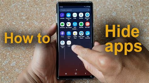 How To Hide Apps On Samsung Phones In Minute Youtube