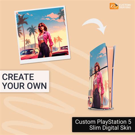 Custom PS5 Slim Digital Skin | KO Custom Creations