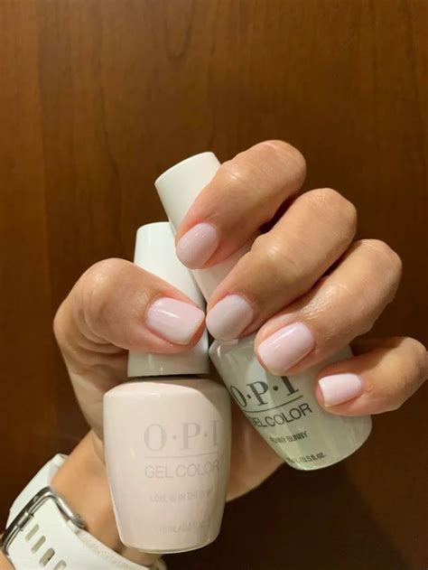 OPI Gel Nail Colors Love Is In The Bare Funny Bunny Mixed Opi Gel