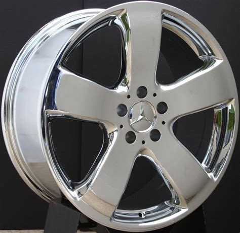 19 Inch Chrome Amg Style 4 Wheel Set