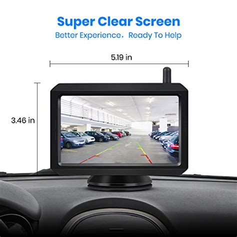 Auto Vox W Wireless Backup Camera Kit Inch Monitor With Stable