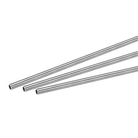 Uxcell 5mm Od 08mm Wall Thickness 250mm Length 304 Stainless Steel Tube 3 Pack