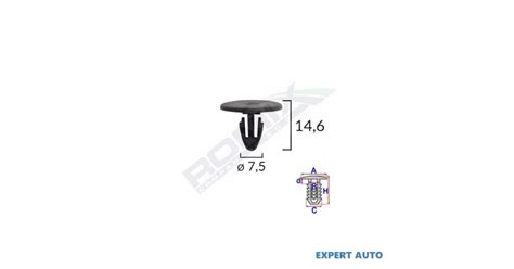 Clips Fixare Protectie Motor Pentru Dacia Renault Negru Set Buc