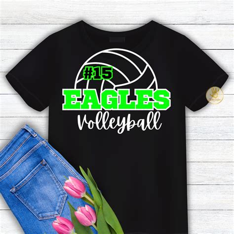 Volleyball Team Shirt, Custom Volleyball Tee, Personalized Volleyball ...