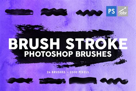 26 Brush Stroke Photoshop Brushes Graphic By ArtistMef Creative Fabrica