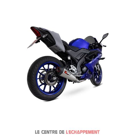 Ligne Complète Scorpion Serket conique Adapt Yamaha YZF R125 2021