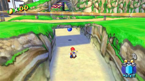 Super Mario Sunshine Todas As Moedas Azuis De Pianta Village