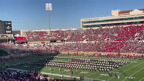 Texas Tech Goin Band Veterans Show November 2021 Iowa State YouTube