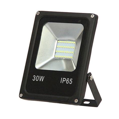 30W SLIM LED Flood Light Equiv 250W Waterproof IP65 Cool White