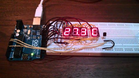 Interfacing Arduino With Lm Sensor And Segment Display Youtube Images