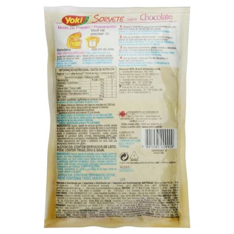 Pó para Sorvete Chocolate Yoki Pacote 150g Sonda Supermercado Delivery