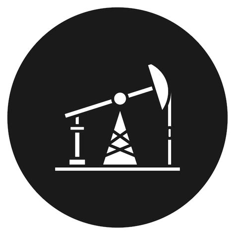 El icono vectorial de combustibles fósiles se puede utilizar para el