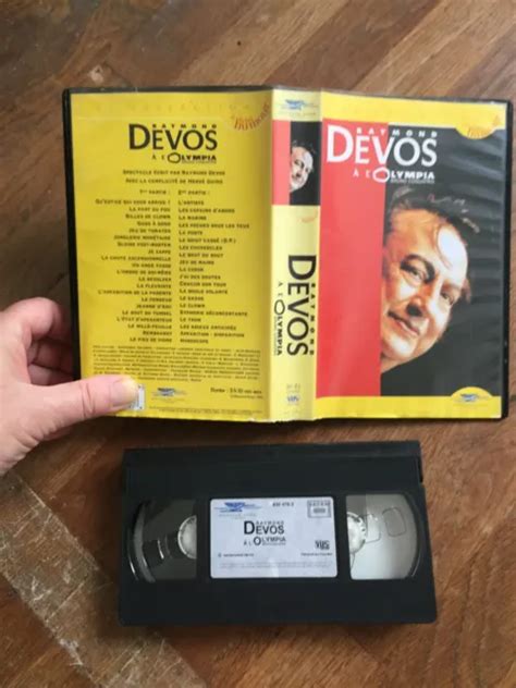 CASSETTE VIDEO VHS HUMOUR RAYMOND DEVOS Olympia 1994 2 EUR 3 50