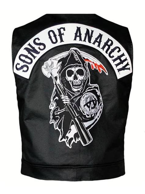 Sons of Anarchy Vest - Jax Teller SOA leather Vest - Movie Jackets