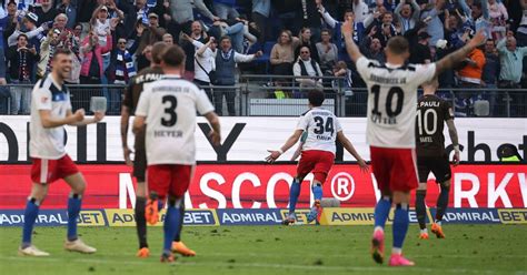 HSV Gewinnt Wildes Derby Gegen St Pauli Darmstadt Festigt