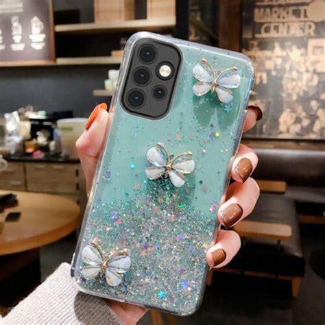 For Samsung Galaxy A12 A13 A53 A32 5g Case Cute Girls Glitter Bling Phone Cover Ebay