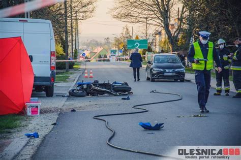 Miertelny Wypadek Pod Ole Nic Motocyklista Zgin Po Uderzeniu W