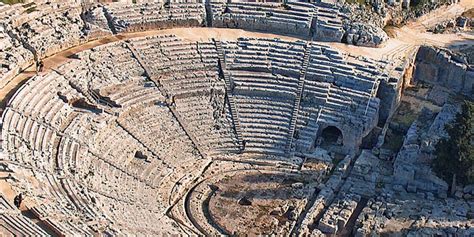 Siracusa Mappa Tattile Consentir Ai Non Vedenti Di Visitare Il Teatro