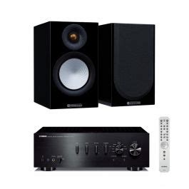 Yamaha A-S701 Integrated Amplifier with Monitor Audio Silver 50 7G Speakers