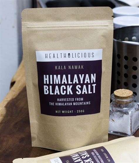 Himalayan Black Salt Kala Namak Fine Grain Healtholicious One Stop