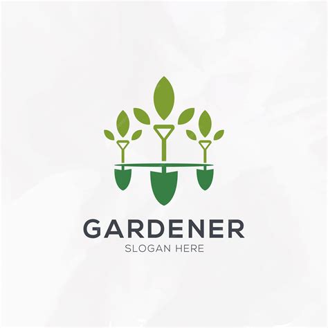 Premium Vector | Green gardener environment logo template vector