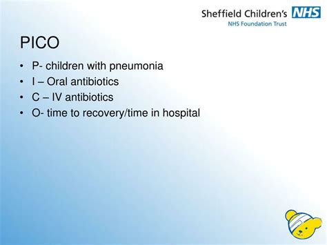 PPT - PIVOT: IV vs Oral antibiotics for Pneumonia PowerPoint ...