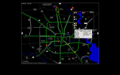 Houston Transtar Traffic Map: simplified - FreeStyler.WS