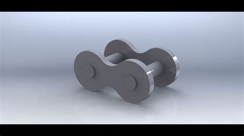 SolidWorks Eslabón cadena YouTube