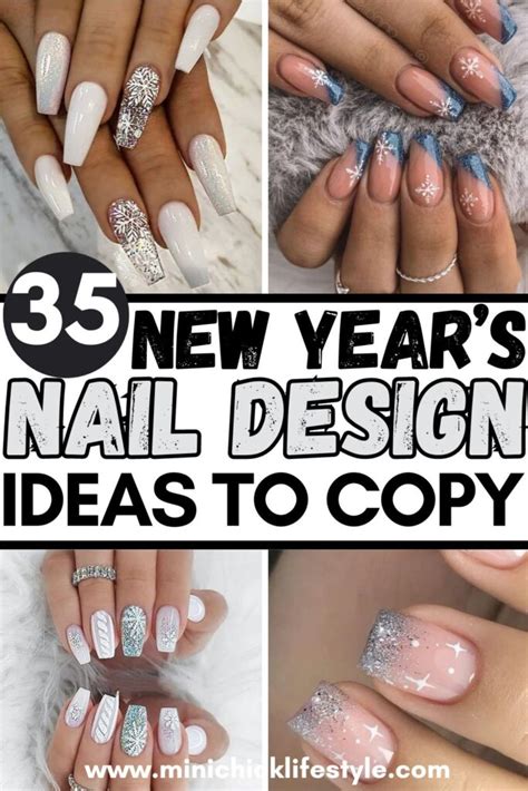 New Years Nail Designs To Outshine The Times Square Ball