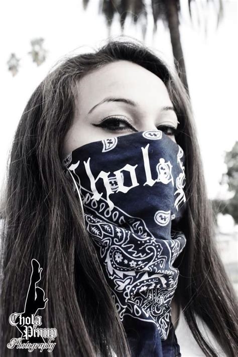 Valindera De Chola Pinup Gangsta Girl Chola Girl Bandana Girl