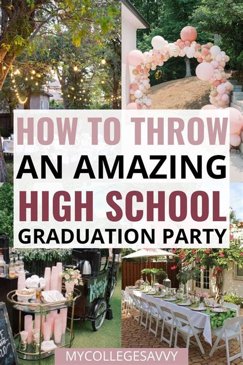 40 Insanely Fun High School Graduation Party Ideas | Grad party ideas high school, Senior ...