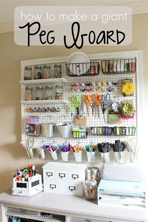 14 Creative Craft Storage Ideas To Make Your Life Easier Craft Room