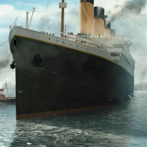 Titanic Leaving Port