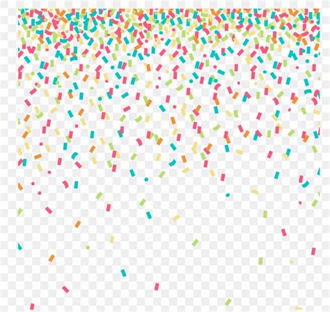 Confetti Background Vector Png