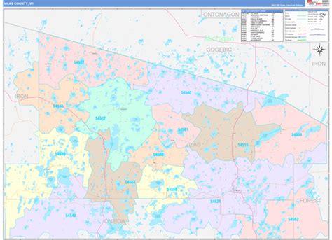 Map Books of Vilas County Wisconsin - marketmaps.com